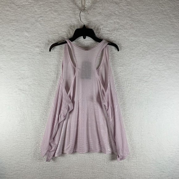 Nike Pro Tank Top Women's 2XL Purple Polyester Dri-Fit Training Scoop Neck 6904 - Picture 7 of 8